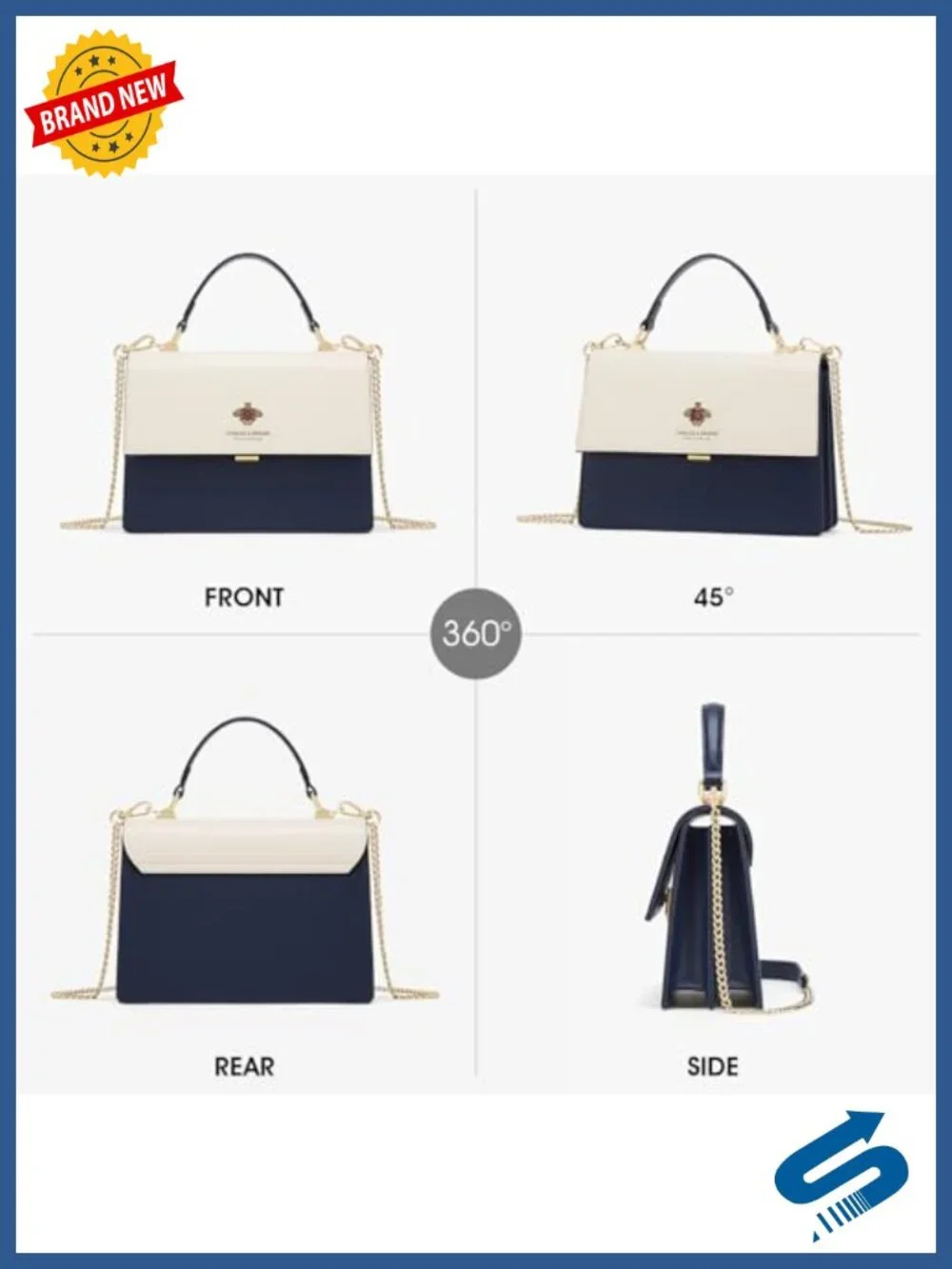 Genuine Leather Crossbody Satchel Bag for Women | Adjustable Strap | Top Handle